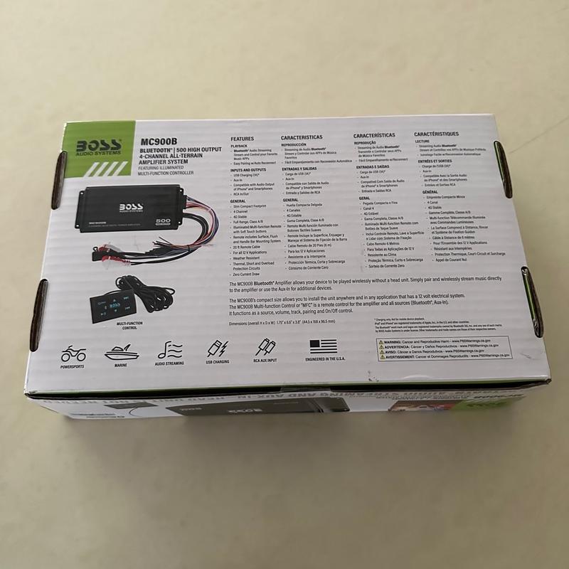Boss Audio 4 Channel Bluetooth Amplifier