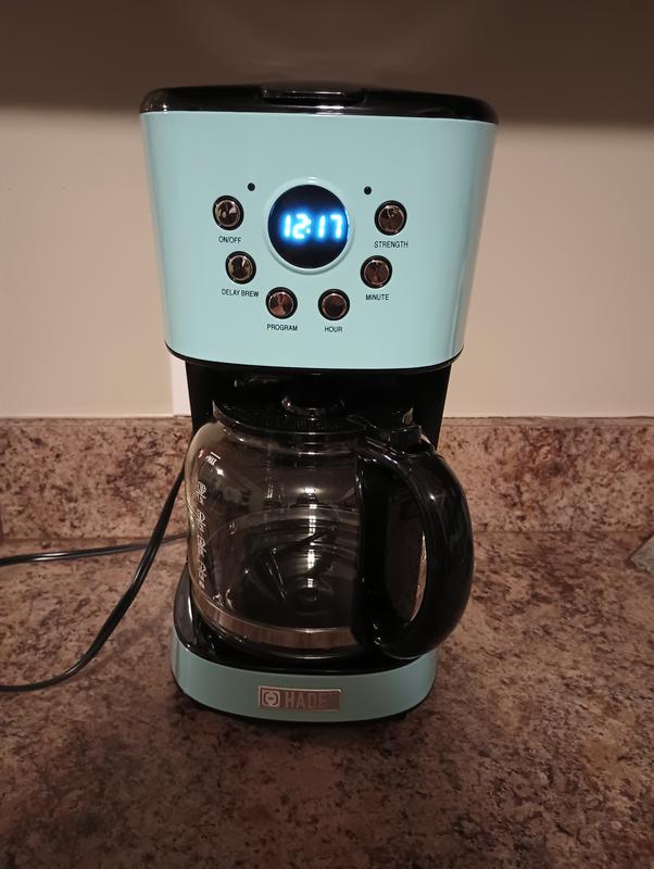 Haden 12-Cup Turquoise Residential Drip Coffee Maker in the Coffee Makers  department at