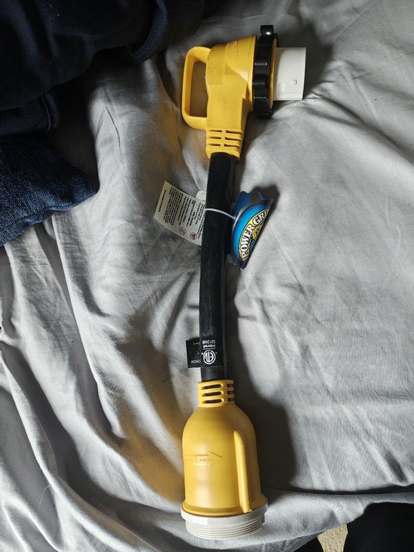CAMCO Power Grip 18 Inches Dogbone Adapter with 50 Amp Locking Male and ...