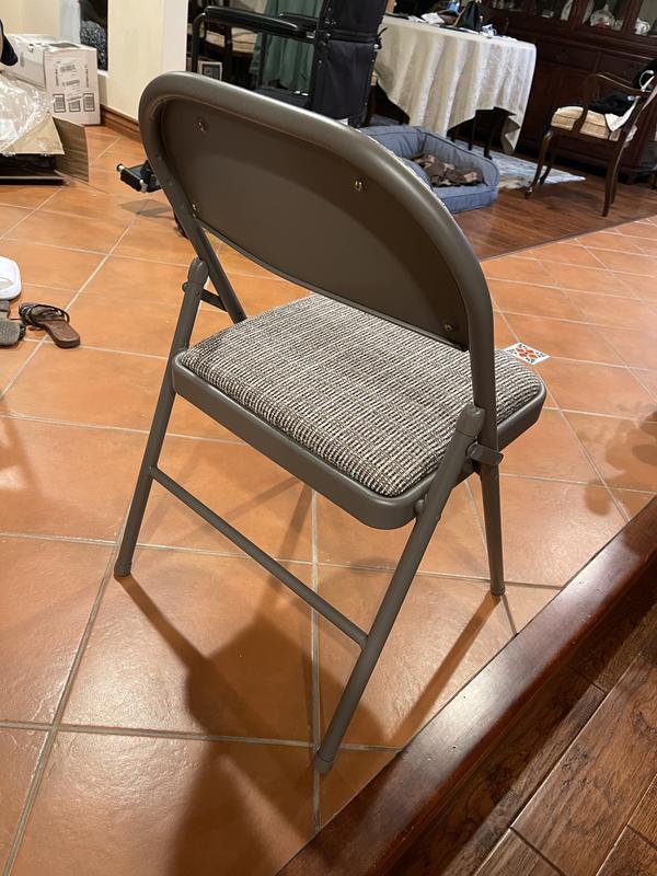 Meco Upholstered Folding Chair, 4-Pack