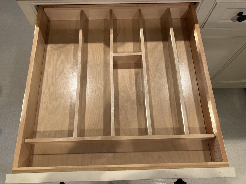 Rev-A-Shelf 19.75-in x 22-in Brown Maple Wood Spice Tray Insert in the  Drawer Organizers department at