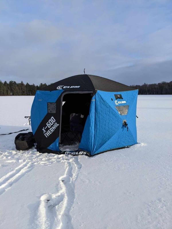 Clam Ice Team X-600 Thermal Hub Ice Shelter