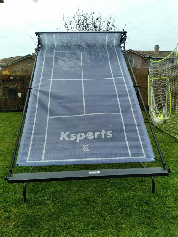 Ksports Portable Indoor Outdoor Weatherproof Tennis Rebounder Net with ...