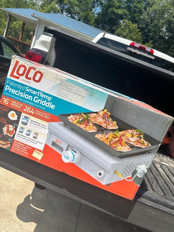 LoCo COOKERS Griddle Chalk 1-Burner Liquid Propane Gas Grill LCG1STTC16 ...