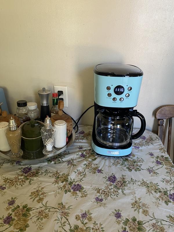 Haden Heritage 12 Cup Programmable Coffee Maker with 2 Slice Toaster,  Turquoise, 1 Piece - Gerbes Super Markets