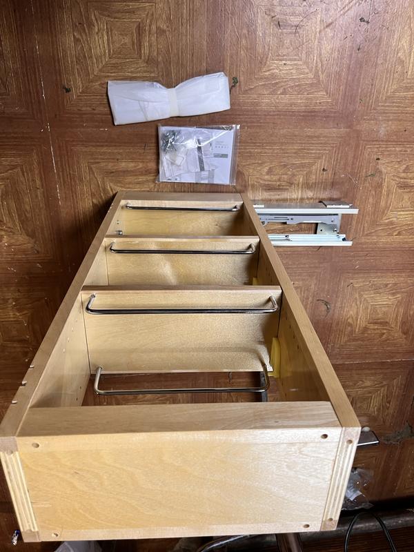 448WC8C - 8 Wall Pull-out Organizer w/ Adjustable Shelves for 12 Wall  Cabinet - Natural Maple