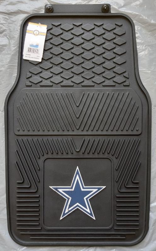 FANMATS - 8274 NFL Dallas Cowboys Vinyl Heavy Duty Car Mat,Set of two,  18x27