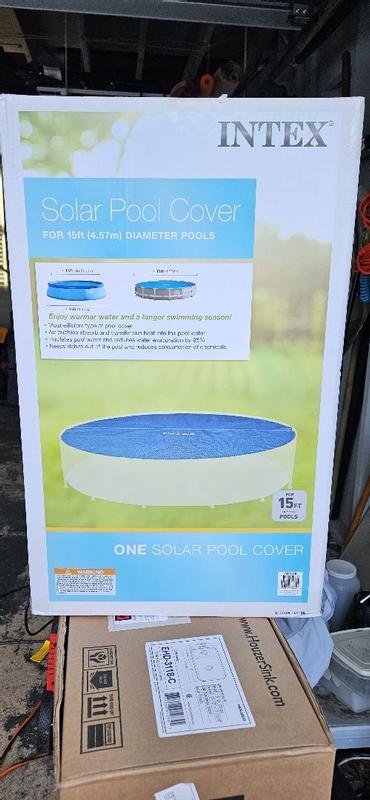 SwimWays 5-ft x 3-ft ThermaSpring Vinyl Solar Oval Pool Cover