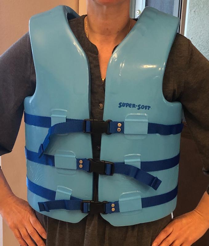 TRC Recreation Super Soft XL Life Jacket Vinyl Coated Foam Swim