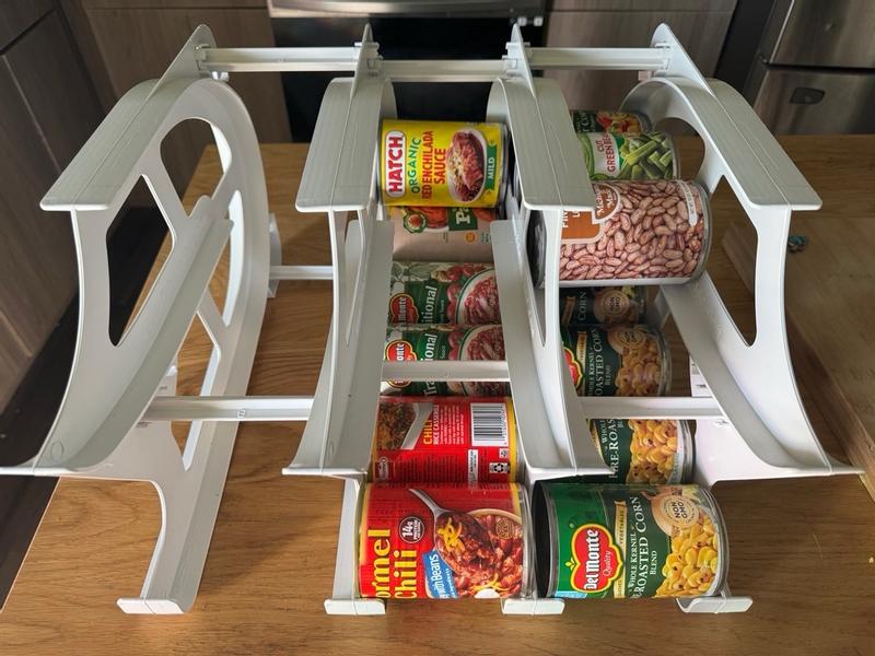 FIFO Countertop Mini Can Tracker Holds 30 10 to 24 Oz Can Sizes USA ...