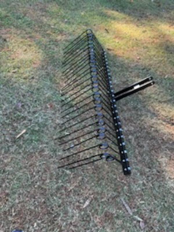 Pine field rake