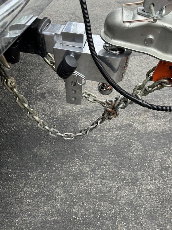 Hooked up to trailer