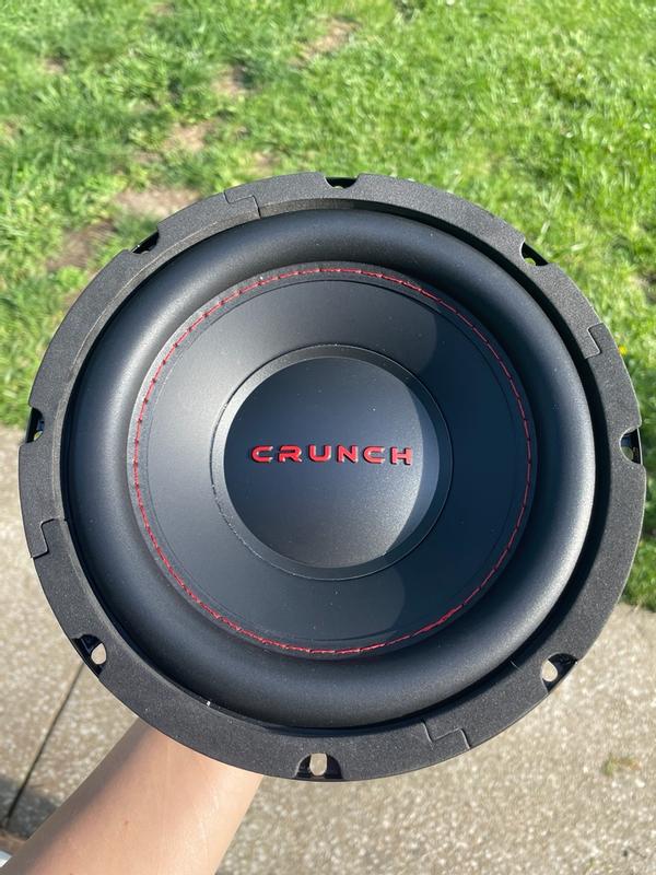 Crunch CRW8D4 8 Inch 250 Watt MAX 4 Ohm Dual Voice Coil Car Subwoofer ...