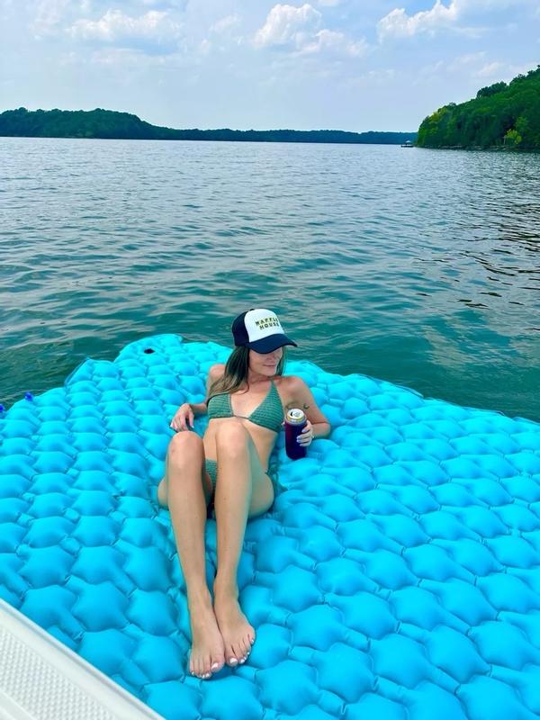 Customer photo for "Fun to play or relax on and durable"
