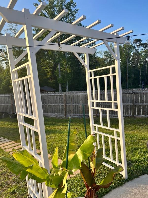 Dura-Trel Wellington Arbor 72 in. x 85 in. Outdoor Garden Arch
