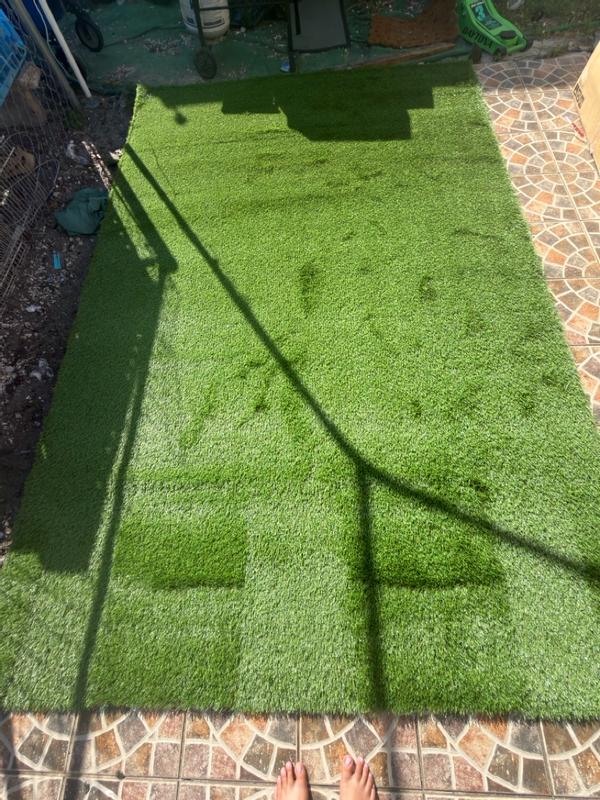 Bliss Hammocks Bliss Artificial Grass Runner Rug Indoor/Outdoor Easy ...