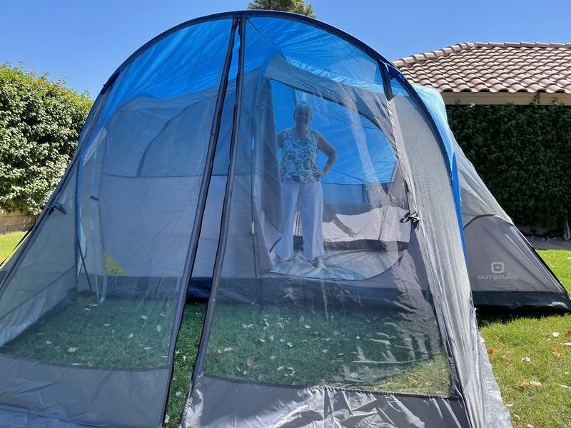 OUTBOUND 8-Person 3 Season Camping Black-Out Dome Tent with