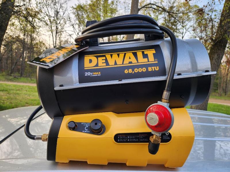 000 btu dewalt propane torpedo heater