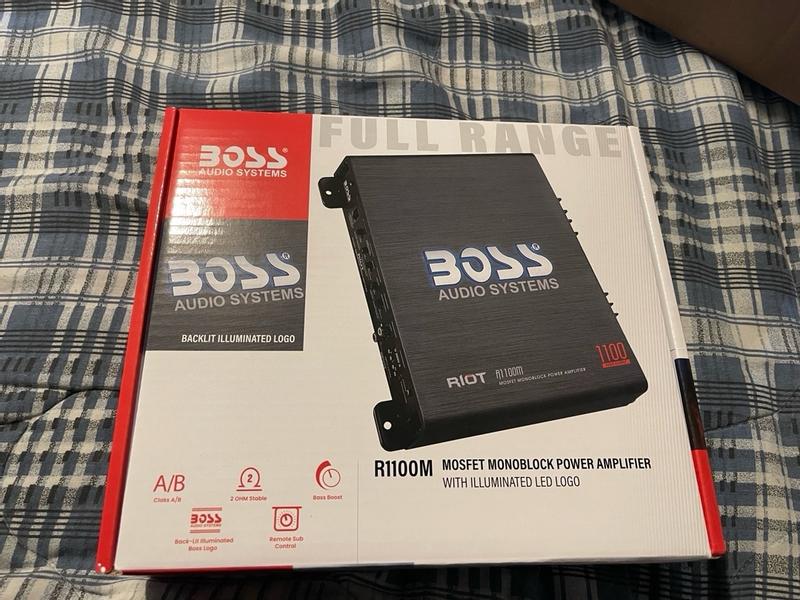 Boss Audio Systems BOSS Riot R1100M 1100W MONO A/B Car Audio Amplifier ...