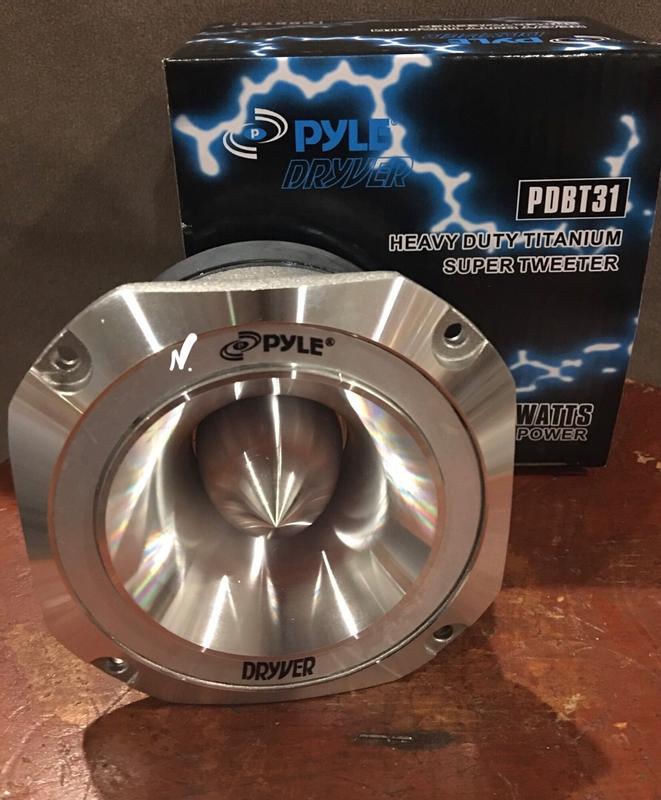Pyle Dryver Pro Series 1.5'' 500-Watt Heavy-Duty Titanium