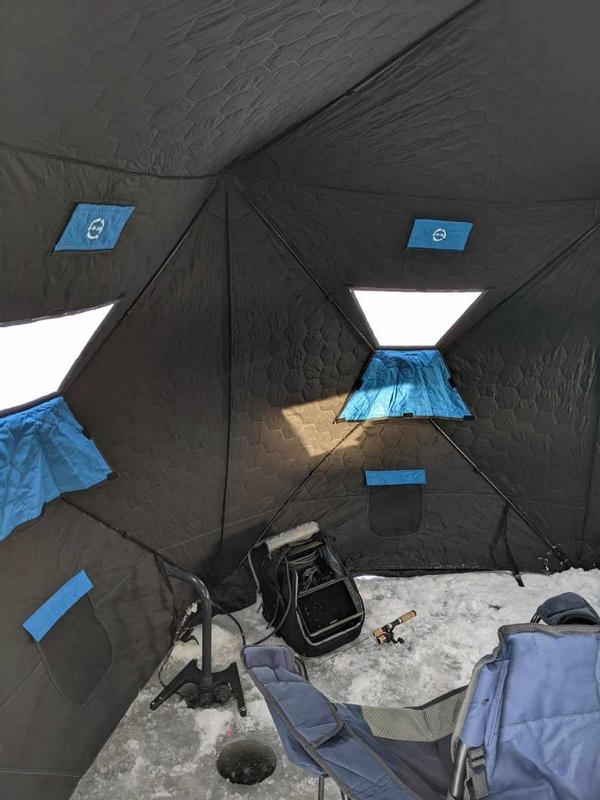 Clam Outdoors Nylon 5-Person Ice Fishing in the Tents department