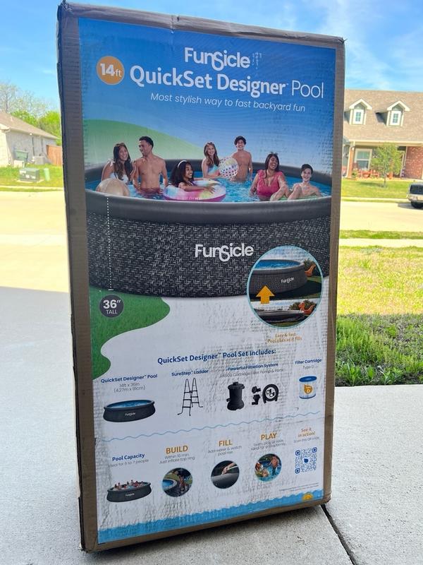 Funsicle 14-Feet x 14-Feet x 36-Inches Inflatable top ring