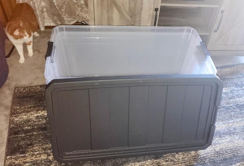 Great storage containers for house decorations!