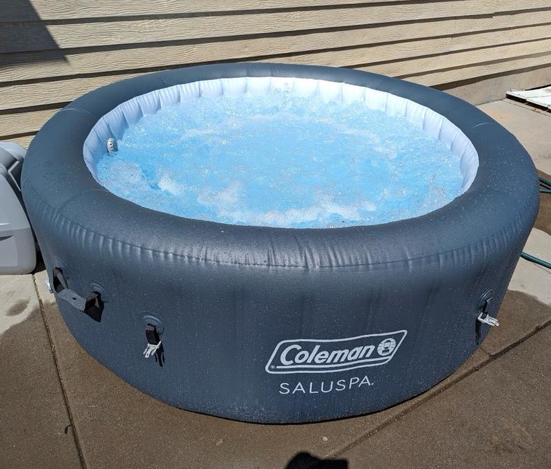 Coleman Palm Springs 6 Person EnergySense Smart AirJet Plus Inflatable ...
