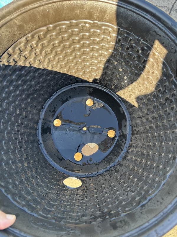 Nice big drain holes