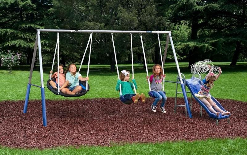XDP Recreation Aqua Play Outdoor Park with Super Disc Swing and Water ...