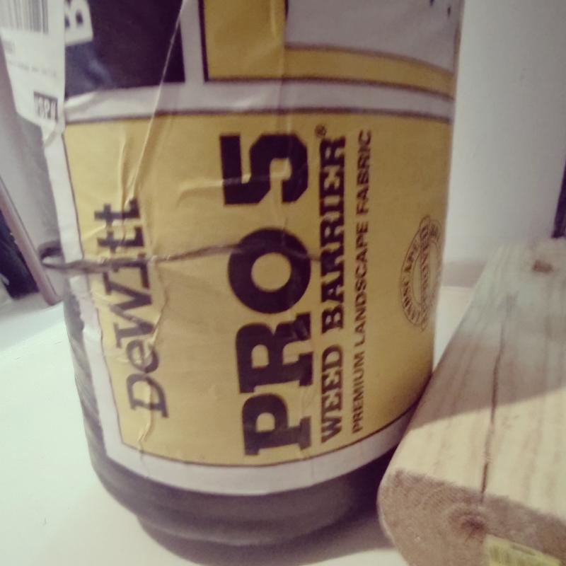DeWalt pro 5 weed barrier