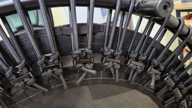 Knot System for changing the bounce firmness