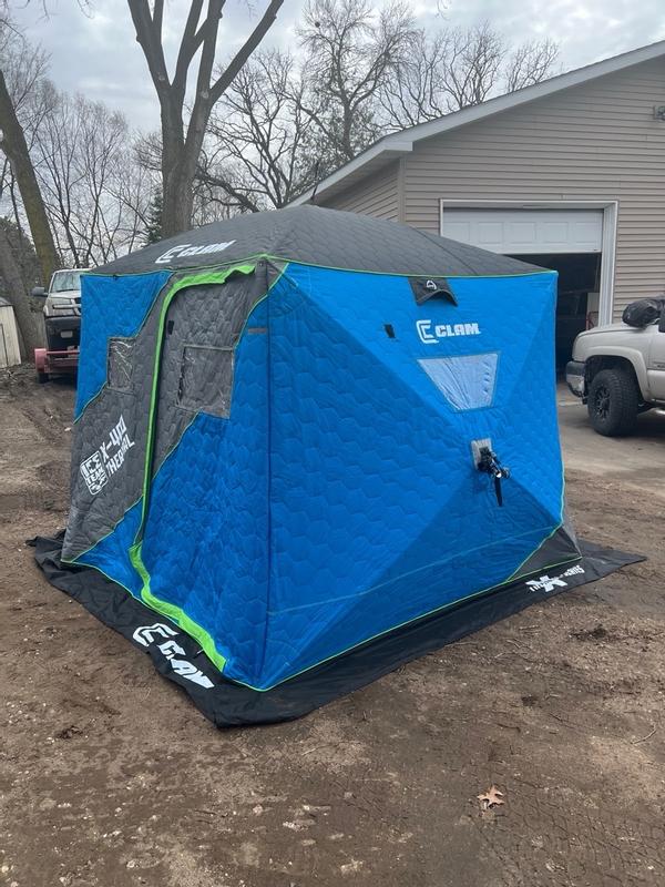 Clam Outdoors Nylon 4-Person Ice Fishing in the Tents department at