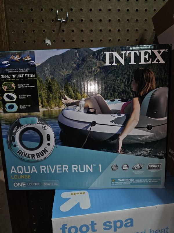 Intex River Run Single Inflatable Lake Floating Water Tube Lounger, Color  Varies 56825EP - The Home Depot