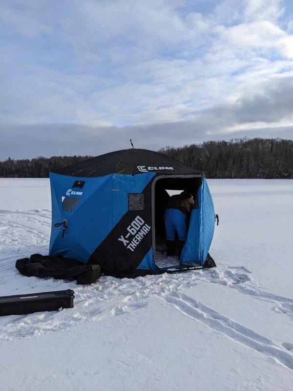 Clam Ice Team X-600 Thermal Hub Ice Shelter