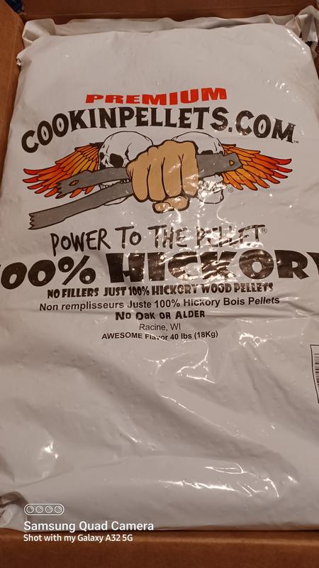 CookinPellets Perfect Mix and Premium Hickory 40-lb Wood Pellets 194455 ...