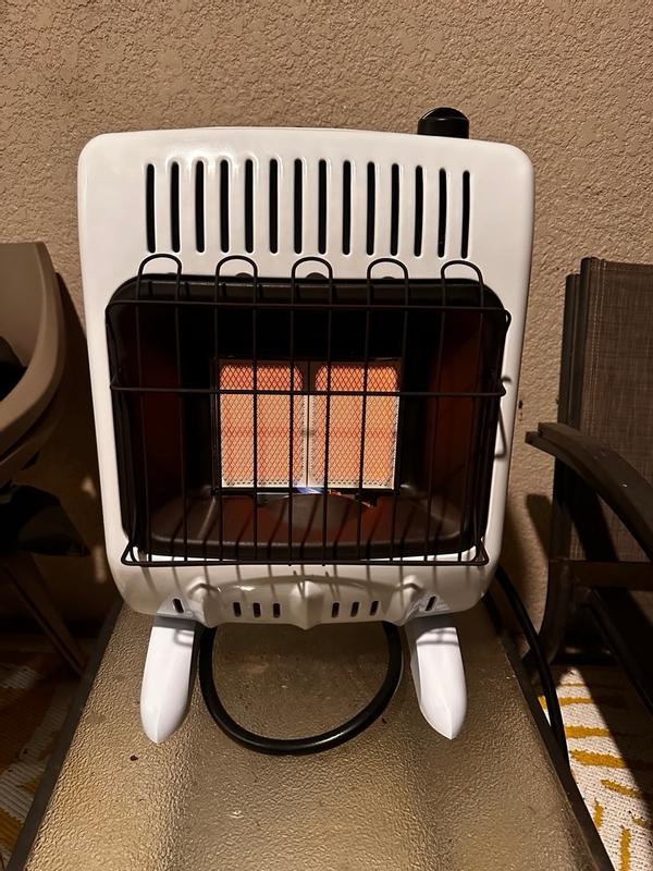 Vent Free Stand Alone Propane Heater 10,000 BTU Vent Free Blue