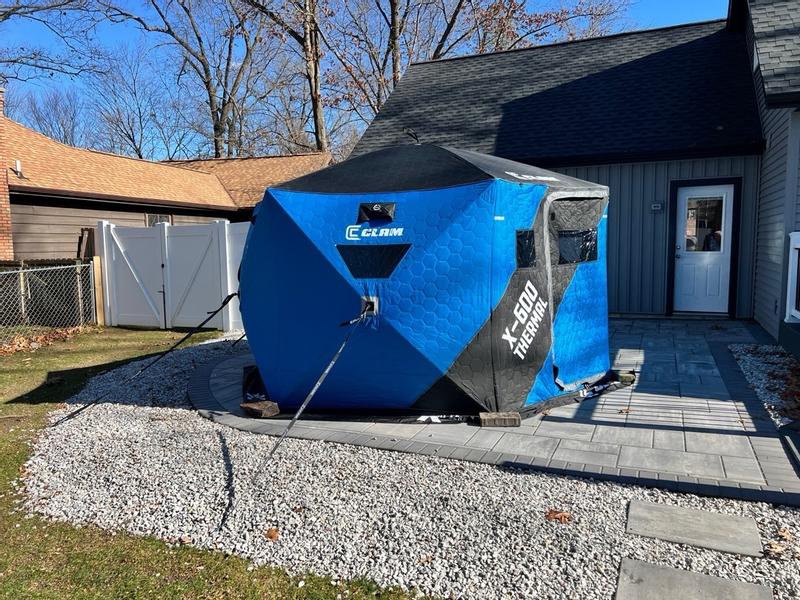 Clam Outdoors Nylon 5-Person Ice Fishing in the Tents department