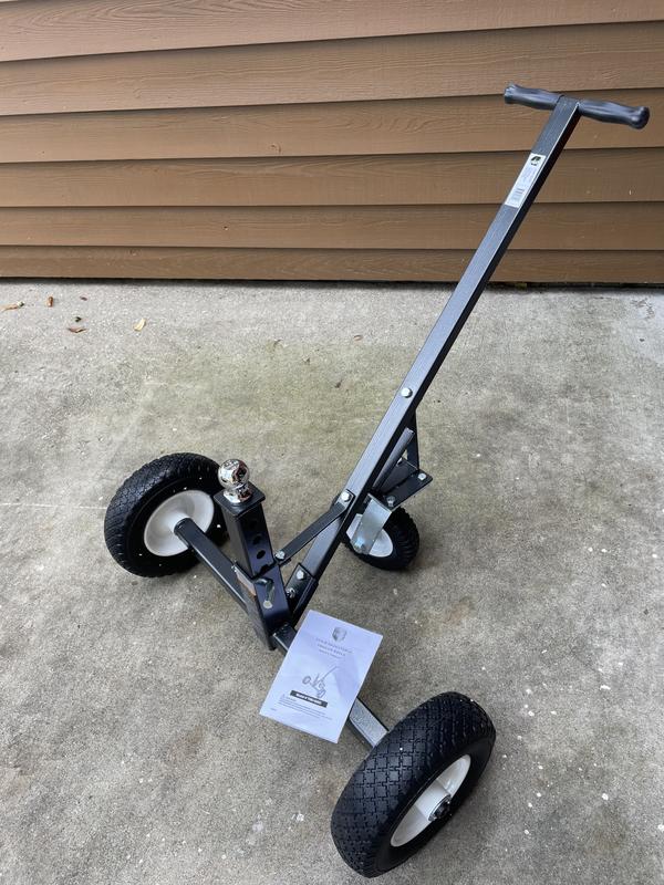 Easily assembled trailer dolly.