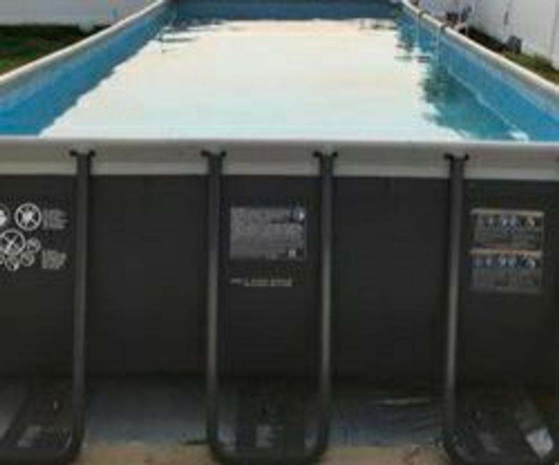 Rectangular Ultra XTR® Frame Above Ground Pool w/ Sand Filter Pump - 24' x  12' x 52