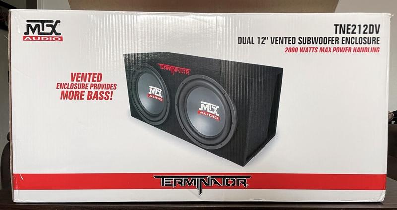 MTX Audio MTX TNE212DV 12-Inch 2000-Watt Max Car Audio Dual Loaded ...