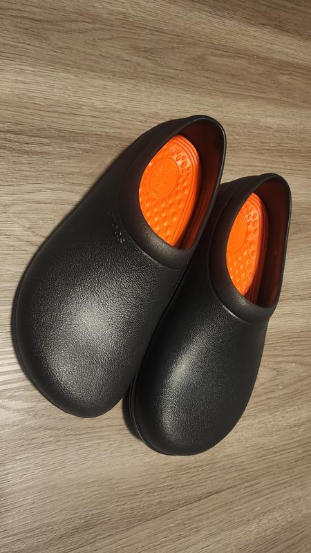 Unisex Crocs Unisex Black On The Clock Literide Soft Toe