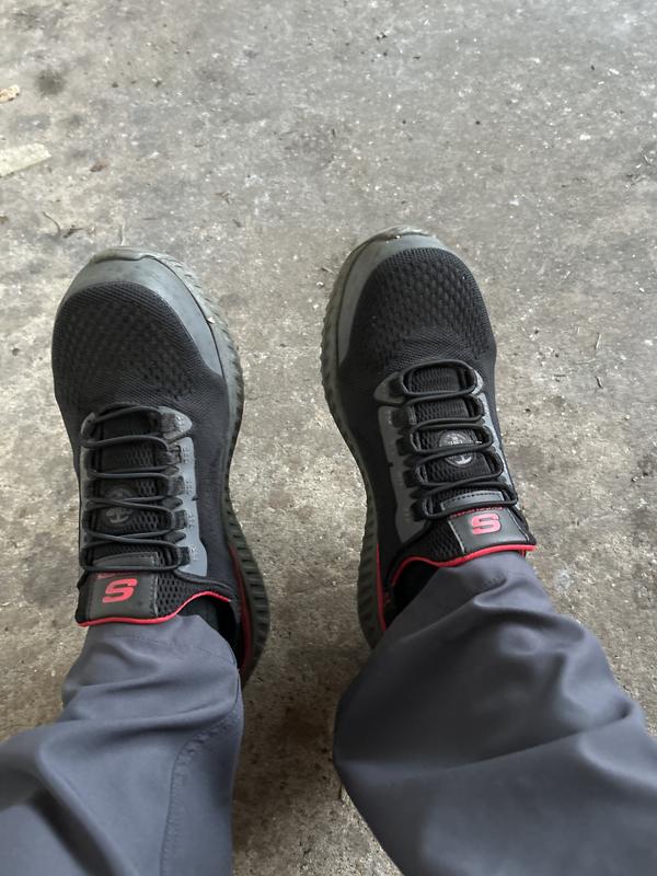 Male Skechers Hands Free Slip-ins™ Men's Black/Red Tilido