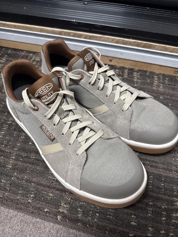 シューズ KEN10 Male KEEN Utility Men's Brindle/Gum Kenton Composite Toe SRO