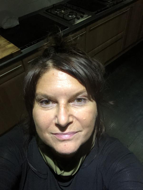 My face tan
