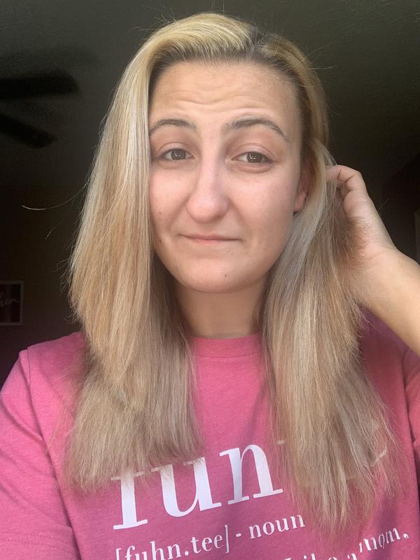 Loving the volume and emphasis on my healthy hair.
