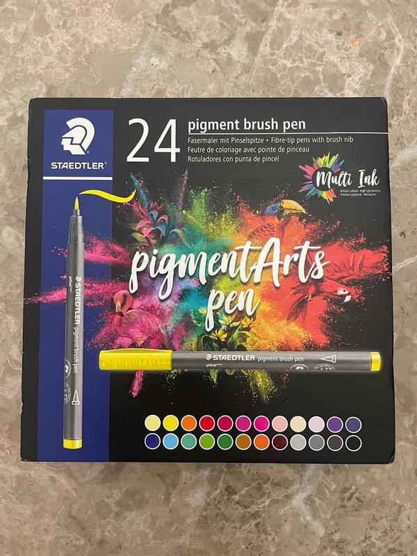 STAEDTLER® Pigments Arts 24 Color Brush Pen Set | Michaels