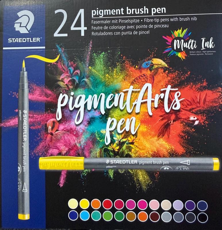 STAEDTLER® Pigments Arts 24 Color Brush Pen Set | Michaels