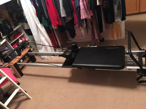 My new Aeropilates fits perfectly in my daughter's room!  Going to turn her room into a pilates studio eventually!  Excited!