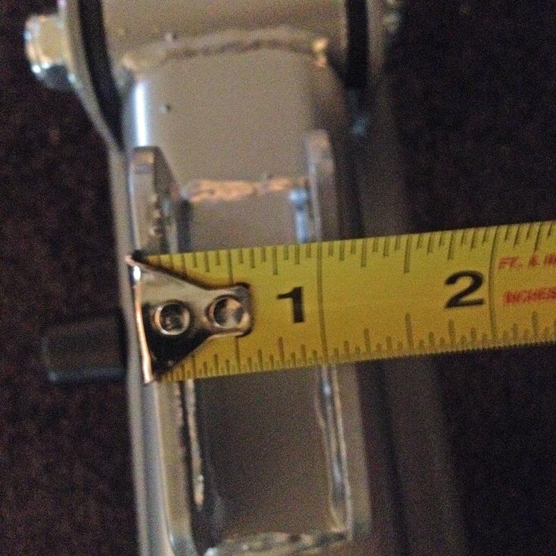 Should be this long.